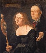 Lucas Furtenagel The painter Hans Burgkmair and his wife Anna,nee Allerlai oil on canvas